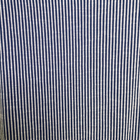 Women's Medium Wandering Dreams Blue & White Striped Tank Dress - Picture 6 of 6